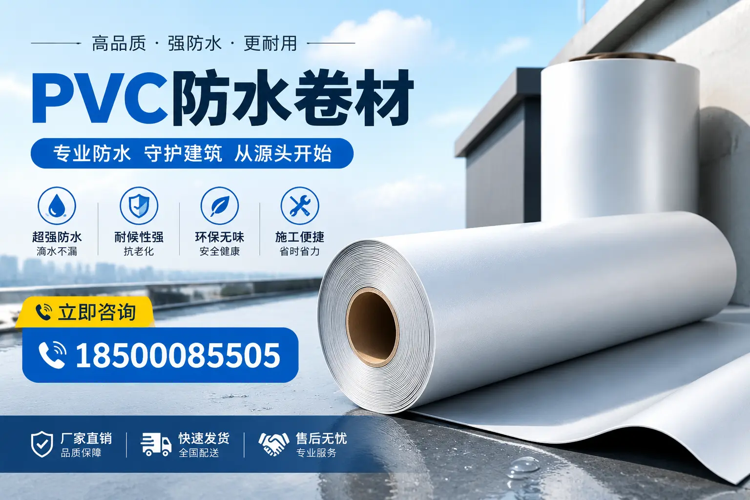 如何评估PVC防水卷材的性价比？保定消费者必看